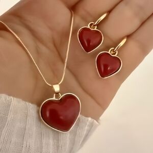3 Piece Red Heart Set